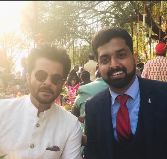 Aakarsh with Anil Kapoor
